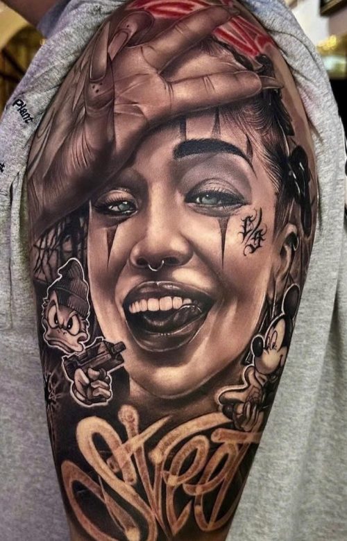 BLACK AND GREY
