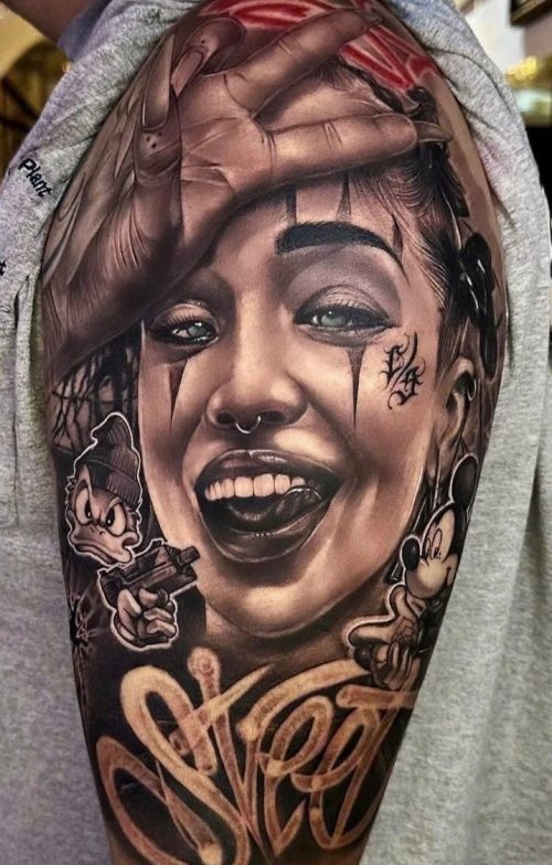 BLACK AND GREY
