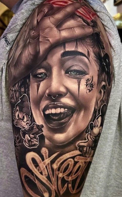 BLACK AND GREY