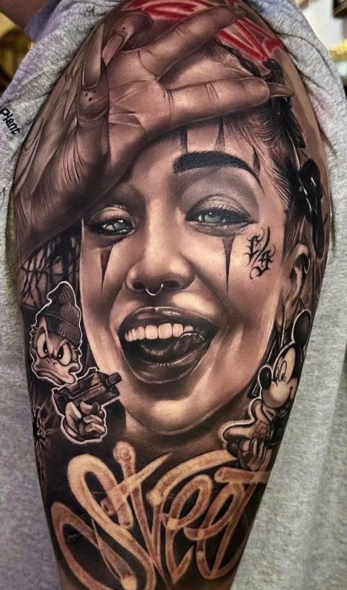 BLACK AND GREY
